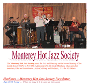 Tablet Screenshot of montereyhotjazzsociety.org